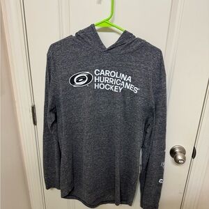 Carolina Hurricanes Gray Light T-Shirt Hoodie